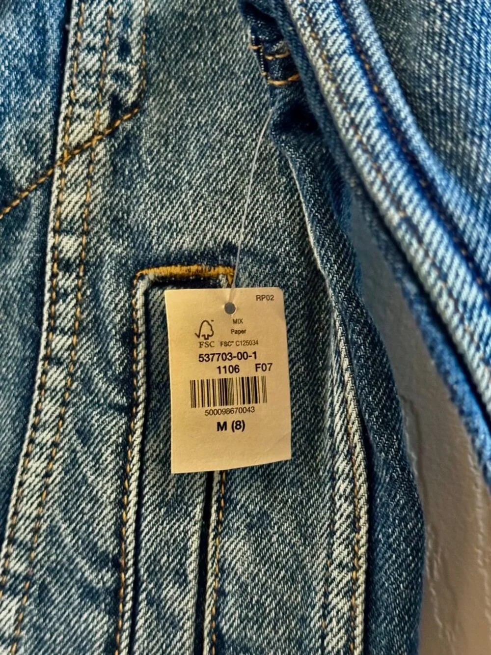 Kids Old Navy Classic Jean Jacket Distressed Medium Denim NWT Sz Med (8)